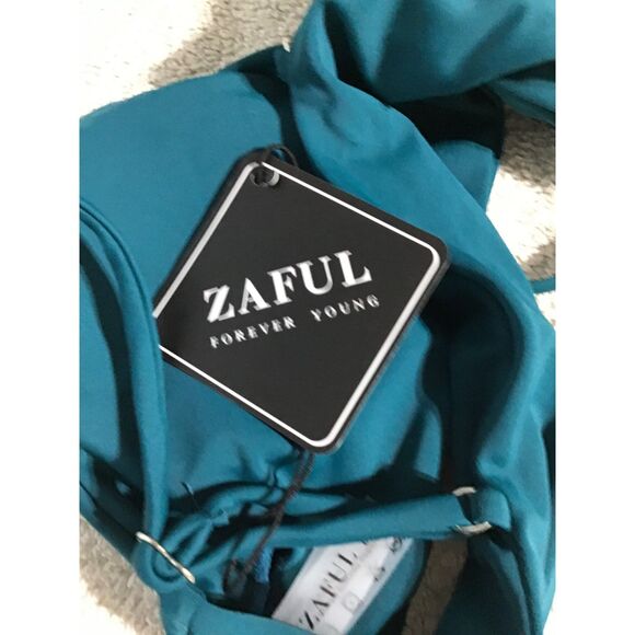 Zaful Green Bikini Set NWT, Size 8 Two-Piece Swimwear - Picture 7 of 9